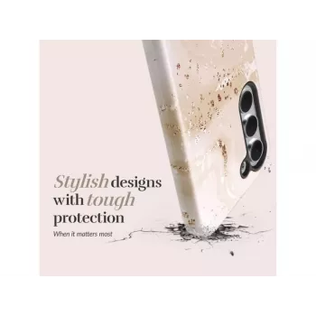 Mio Gold Marble Magsafe Compatible Back Cover Case, skirta Samsung Galaxy S25 5G