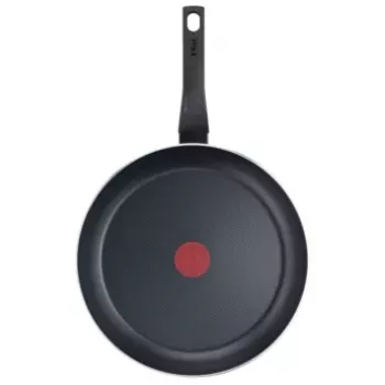 TEFAL Easy Plus keptuvė 24 cm, fiksuota rankena, juoda, titano nelipni danga, ne indukcijai