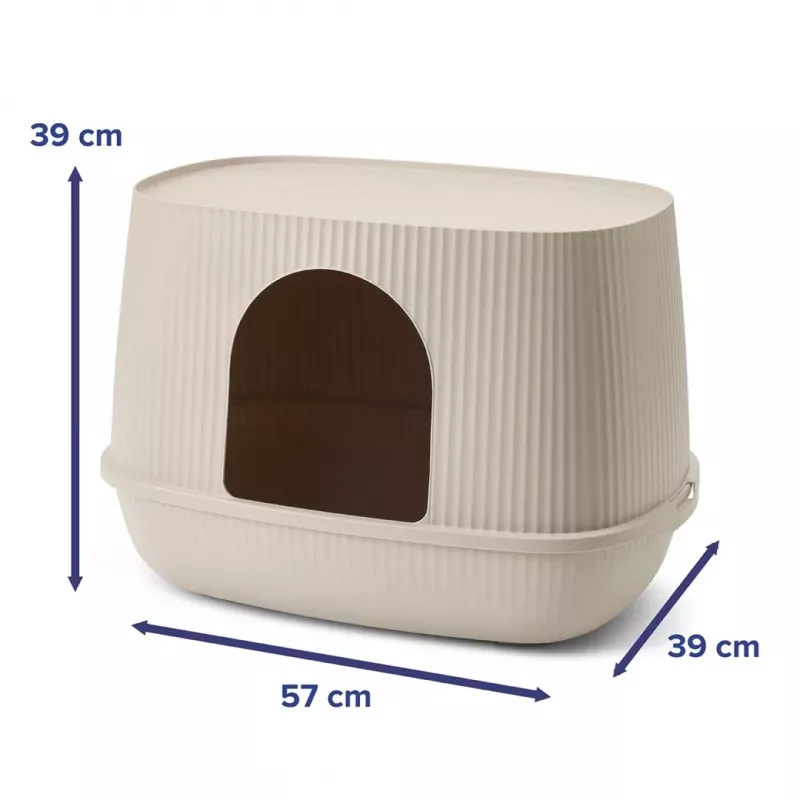 SAVIC Moona katės tualeto dėžė Mocha 57x39x39 cm