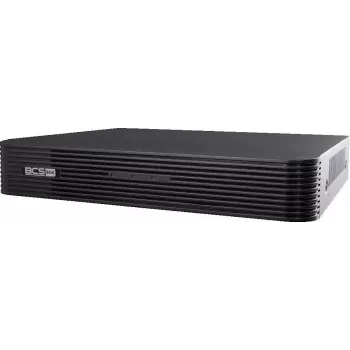 BCS BASIC BCS-B-NVR0401-4P(2.0) 4 kanalų tinklinis vaizdo registratorius su 4 PoE prievadais
