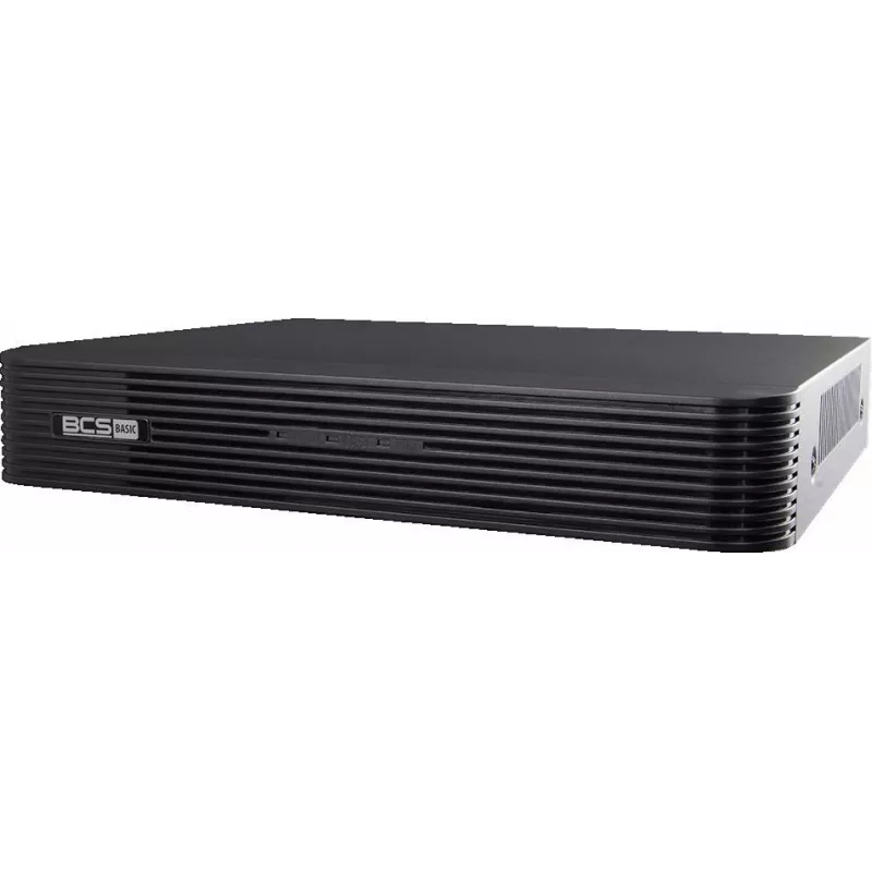 BCS BASIC BCS-B-NVR0401-4P(2.0) 4 kanalų tinklinis vaizdo registratorius su 4 PoE prievadais