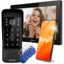 EURA VDP-86A3 10 colių juodas vaizdo domofono monitorius su Tuya Smart App