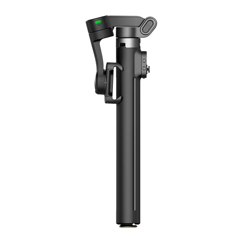 AOCHUAN Smart V3 Smartphone Gimbal su AI sekimu, užpildymo šviesa, nuotoliniu valdymu, trikoju ir selfie lazda, juoda