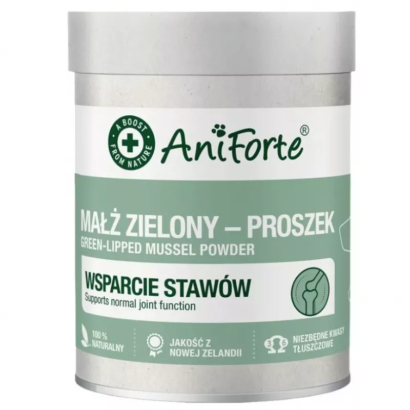 ANF ANIFORTE Green Lipped Mussel milteliai šunims ir katėms - 100g
