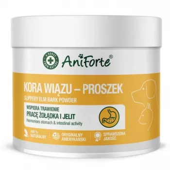 ANIFORTE Slippery Elm Bark Powder šunims ir katėms - 100g