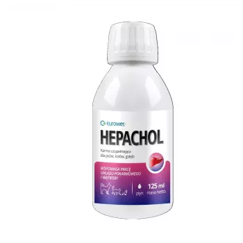 EWE EUROWET Hepachol Liver Support Supplement for Dogs and Cats - 125ml