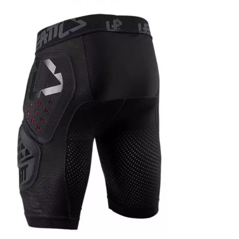 Apsauginiai šortai LEATT Impact Shorts 3DF 3.0 su pagalvėlėmis, dydis L, juoda
