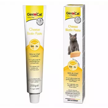GimCat Cheese Biotin Paste katėms 200 g tūbelė