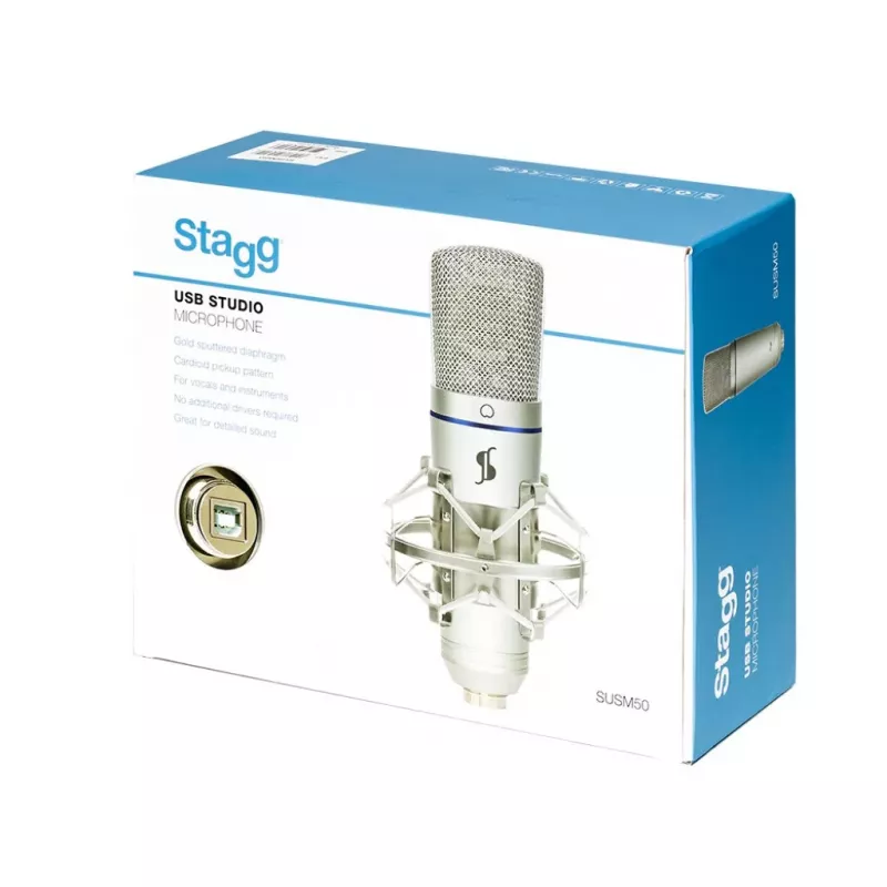 Stagg SUM50 USB Studio Condenser Microfonas