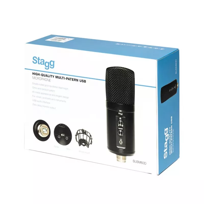 SGG Stagg SUSM60D USB kondensatorinis mikrofonas