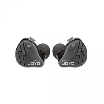 JYO JOYO JMH-05 Ausinės Monitorinės (In-Ear Monitor) – 9,2 mm Dinaminis Garsiakalbis, Atjungiamas Laidas, 16 Omų, Juodos/Skaidrios Spalvos