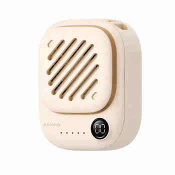AEL Aecooly Click 01 Mini Portable Neck Fan – Smėlio spalvos