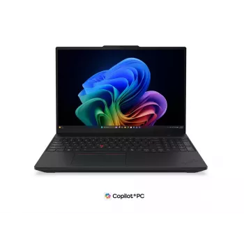 Lenovo ThinkPad T16 G5 Intel nešiojamas kompiuteris - 16 inch WUXGA IPS Anti-Glare, Intel Core Ultra 7 355, 32GB LPDDR5X, 512GB SSD, Intel Graphics, Windows 11 Pro, Wi-Fi 7, Bluetooth 5.4, juodas