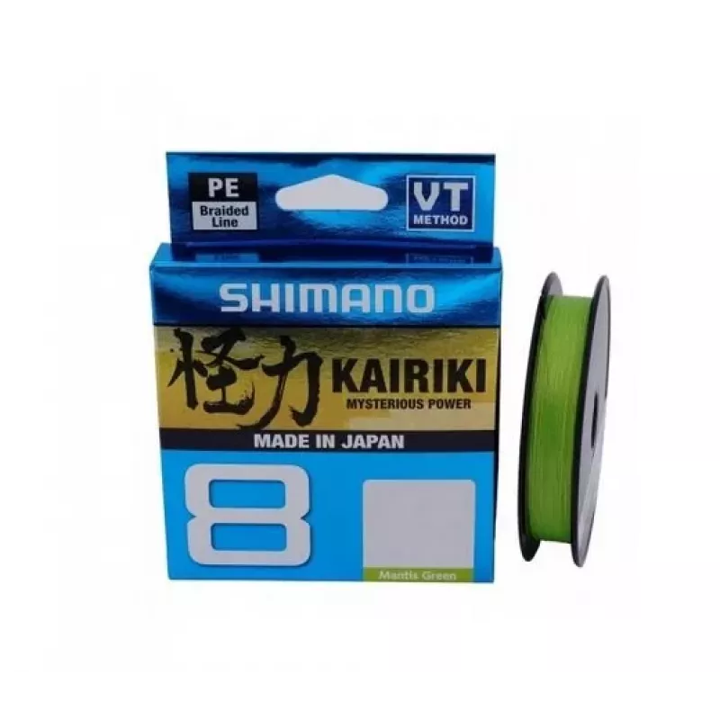 SHIMANO Kairiki 8 pinta meškerės valas 0,060 mm 150 m 5,3 kg Mantis Green
