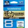 SHIMANO Kairiki 8 pinta meškerės valas 0,060 mm 150 m 5,3 kg Mantis Green