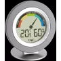 TFA 30.5019 Thermo-Hygrometer COSY – Skaitmeninis vidaus termometras ir drėgmės matuoklis su MAX/MIN atmintimi, komforto zonos indikatoriumi, LCD ekranu, baltas