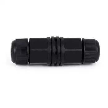 MIBOXER SYS Series Power Input Cable 20cm 18AWG 2-Pin Connector to Bare Wire for LED Strip