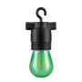 SYNERGY21 LED Retrofit E27 S14 Green 2W lempa girliandoms