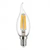 SYNERGY21 LED Retrofit E14 žvakinė lemputė 4.5W šiltai balta, reguliuojamo ryškumo, matinė