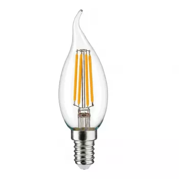 SYNERGY21 LED Retrofit E14 Candle Bulb 4,5W Warm White Dimmable Frosted