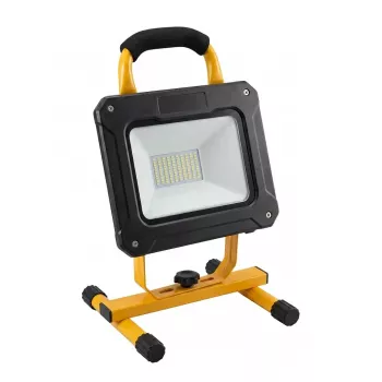 SYNERGY21 LED belaidis statybinis prožektorius 30W geltonas/šalta balta, suderinamas su Bosch (S21-LED-NB00403)