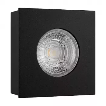 SYNERGY21 Synergy 21 LED Recessed Ceiling Spotlight Helios Black, Square, Surface-Mounted Frame