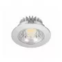 SYNERGY21 Synergy 21 LED įleidžiamas lubinis šviestuvas Helios sidabrinis – apvalus – šiltai balta
