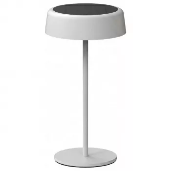 SYNERGY21 LED staliniame šviestuvas SOLAR/Įkraunama baterija, Lauko IP54, Liečiamas reguliavimas, Baltas (S21-LED-JT240020)