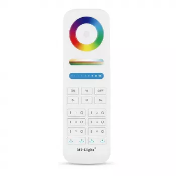 Miboxer Synergy 21 LED nuotolinio valdymo pultas RGB-WW RGB-CCT 6 zonų + 2 scenarijai (FUT089S)