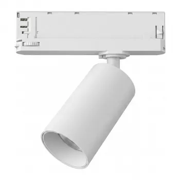 Synergy21 LED bėginis prožektorius 3-fazių bėgių sistemai VLF serija Baltas 3000K (standartinis integruotas adapteris)
