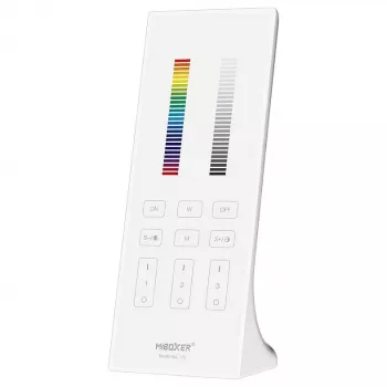 MIBOXER Y3-W 2,4GHz RGB+CCT LED nuotolinio valdymo pultas, 3 zonos, baltas