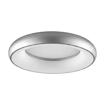 SYNERGY21 LED apvalus lubinis šviestuvas „Donut“ šilta balta sidabrinė 35W