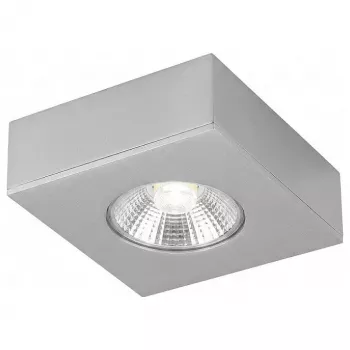 Synergy 21 LED lubinis įleidžiamas šviestuvas Helios sidabrinis - kvadratinis - paviršinio montavimo rėmelis