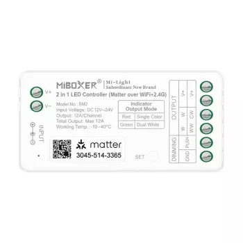 MIBOXER FUT035S+ LED valdiklis S-Series 2in1 Dual White/Dim DC12/24V