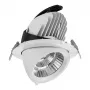 SYNERGY21 LED Įleidžiamas Šviestuvas 40W Baltas, Sukamas, Šiltai Balta