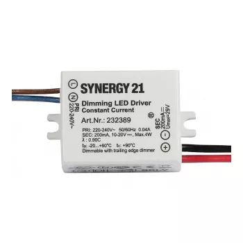 SYNERGY21 Synergy 21 LED įleidžiamas lubinis šviestuvas Helios su maitinimo šaltiniu, TRIAC reguliavimas