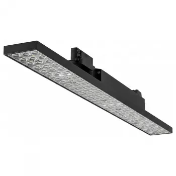 SYNERGY21 LED bėginis šviestuvas 48W 60° Šilta balta CRI>90 Juodas 3-fazių bėginei sistemai
