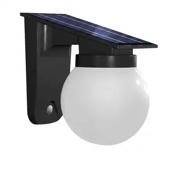 SYNERGY21 Synergy 21 LED Wall Rechargeable Battery Solar Lamp - Ball Milky -