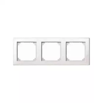 MERTEN 3-Gang Frame Cover Polar White 22.3 x 8,1 cm