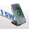 LogiLink Smartphone Stand & Wireless Charger Black