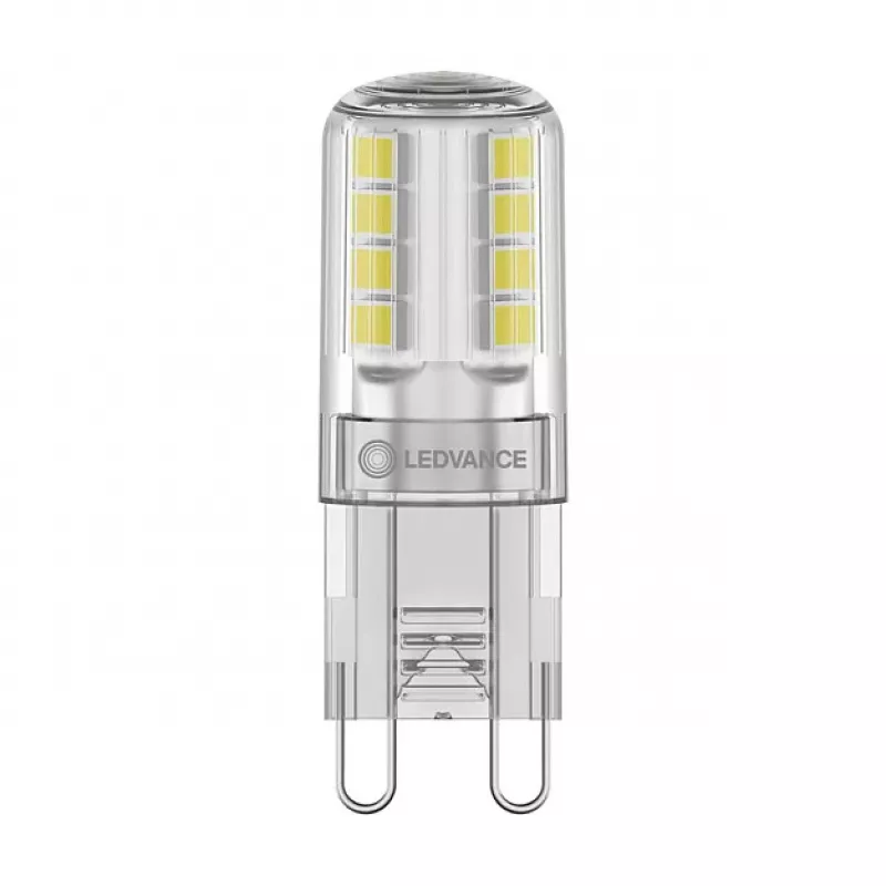 OSRAM LED PIN G9 2,6W 827 Clear G9 LED lempa su kištukiniu pagrindu