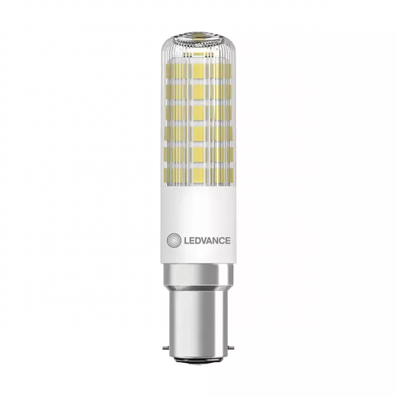 OSRAM LED SPECIAL T 6,5W 827 Clear B15d Tubulinė LED lempa, 806 lm, 2700 K, šilta balta, nedimnuojama, pakuotė po 2 vnt.