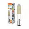 OSRAM LED SPECIAL T 6,5W 827 Clear B15d Tubulinė LED lempa, 806 lm, 2700 K, šilta balta, nedimnuojama, pakuotė po 2 vnt.
