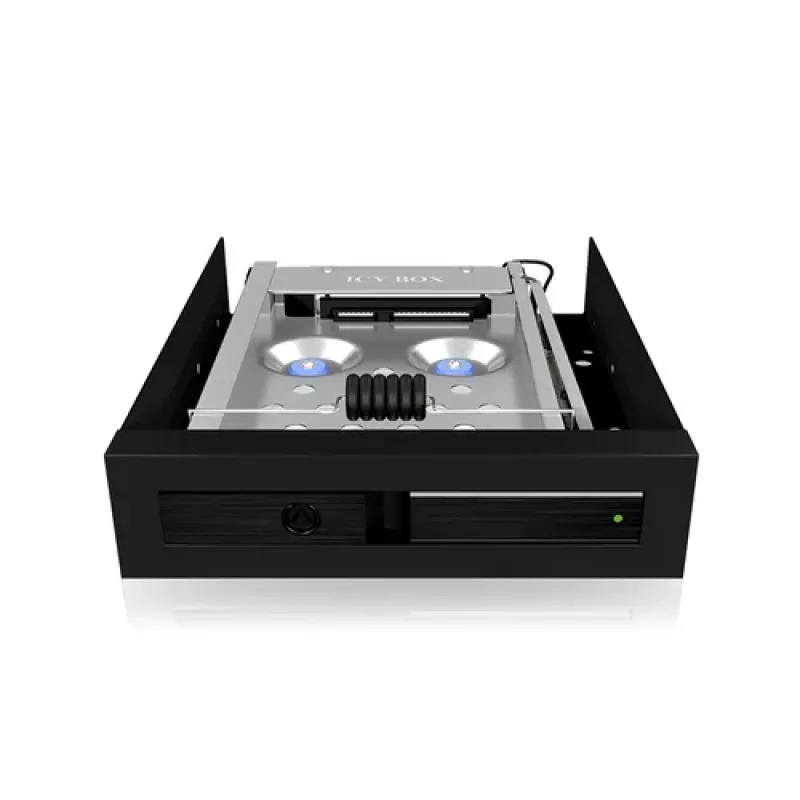 ICY BOX IB-2217ASTS Mobile Storage Rack – 2,5 colio (6,4 cm) į 3,5 colio (8,9 cm) – juoda