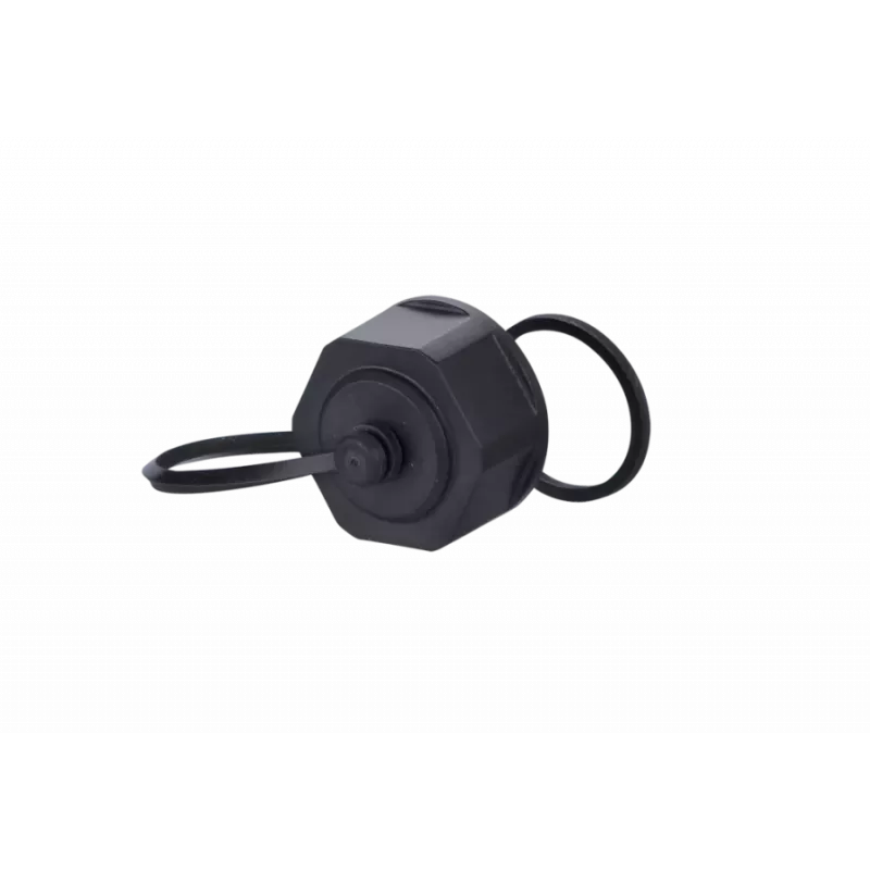 METZ CONNECT BTR E-DAT Industry IP67 V1 Bulkhead Protective Cap, Flange Housing, Grey