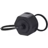 METZ CONNECT BTR E-DAT Industry IP67 V1 Bulkhead Protective Cap, Flange Housing, Grey
