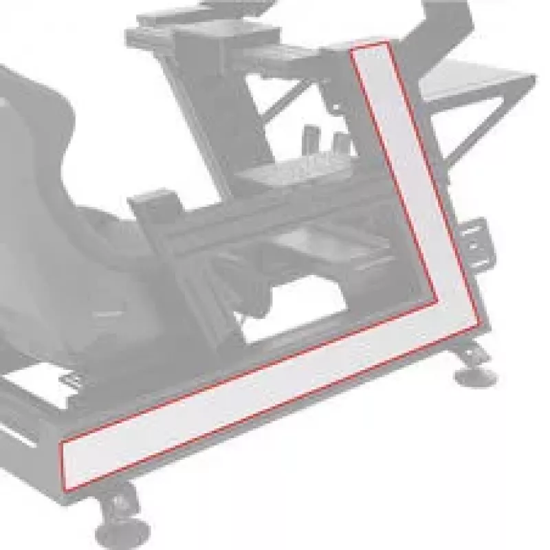 TrackTime Series One Cover Transparent Protective Cover, skirtas Series One Sim Racing Rig