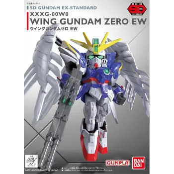 GUNPLA SDEX Wing Gundam Zero EW plastiko modelio rinkinys