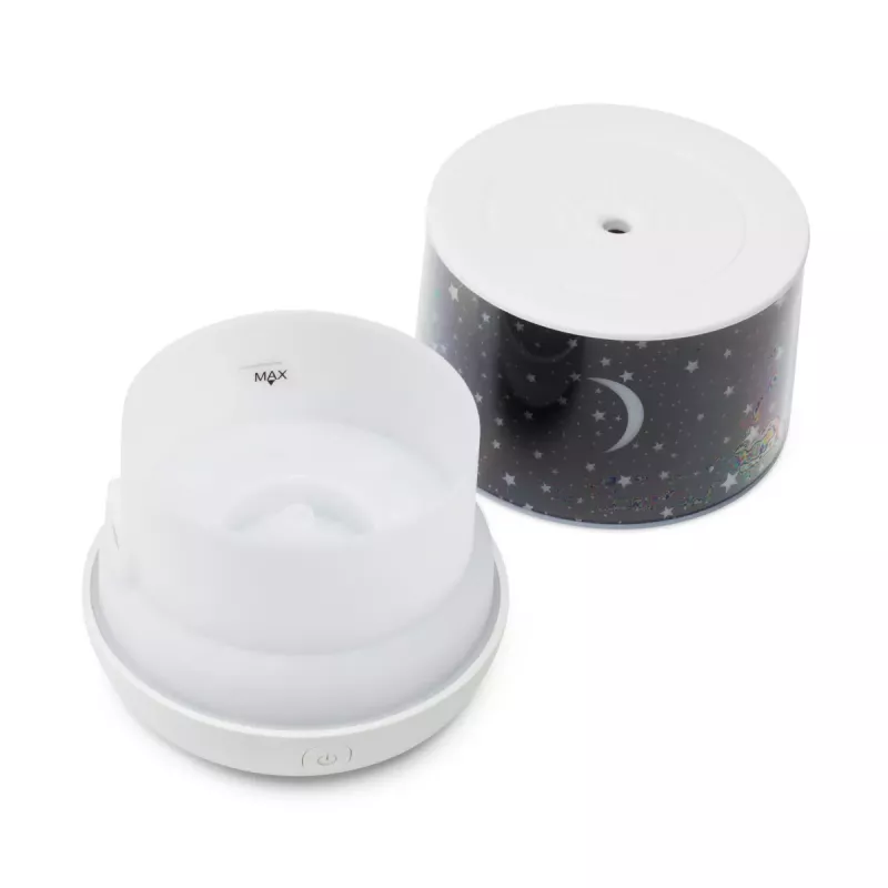 RIO DHNT-EU/1.4 Dream Time Ultragarsinis Aromadifizierius, Drėkintuvas ir Naktinė Šviesa, 120 ml, 7 spalvų LED