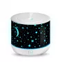RIO DHNT-EU/1.4 Dream Time Ultragarsinis Aromadifizierius, Drėkintuvas ir Naktinė Šviesa, 120 ml, 7 spalvų LED